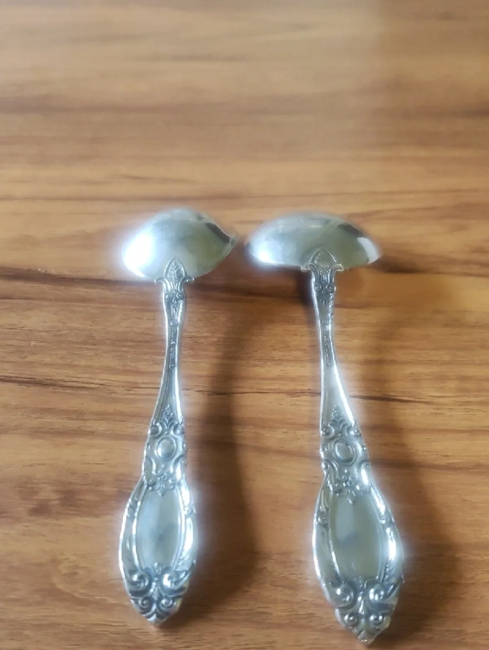Vintage Towle Sterling Sugar & Cream Soup Spoons, 